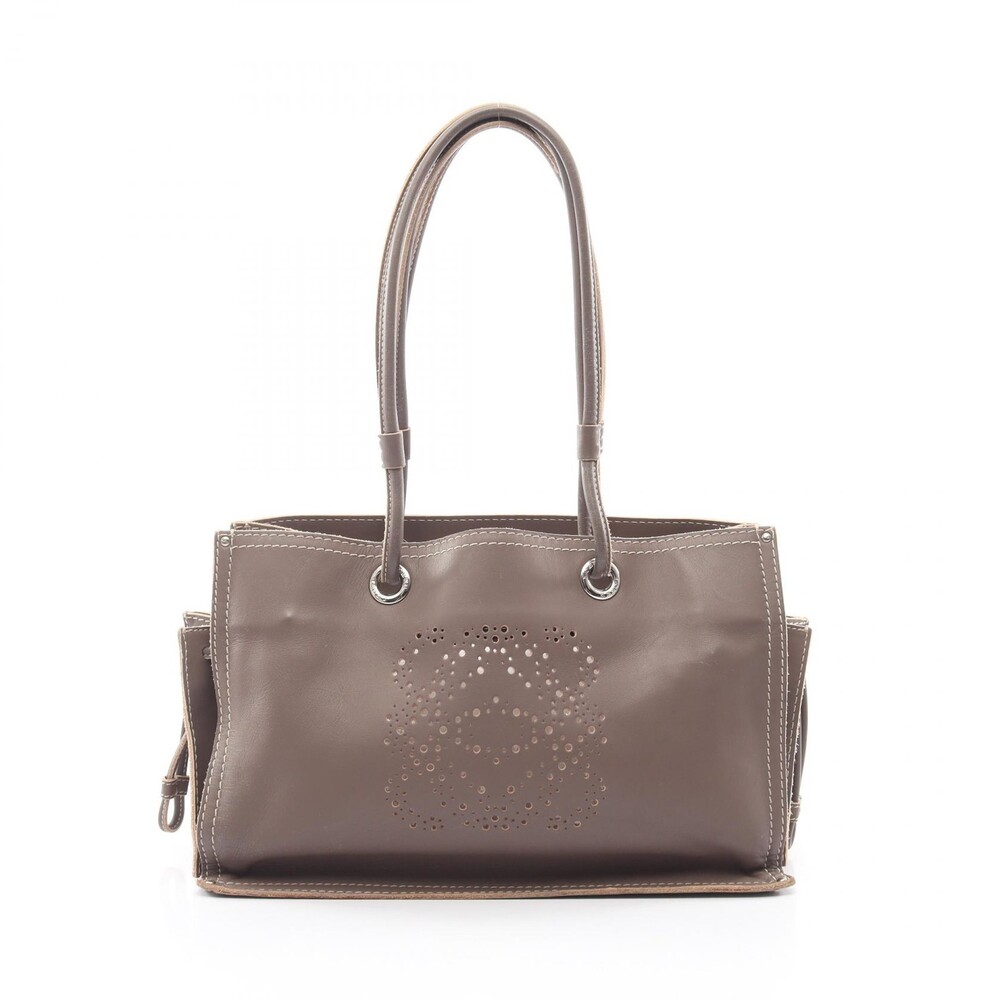 Loewe Anagram Punching Shoulder Tote #339254L77B